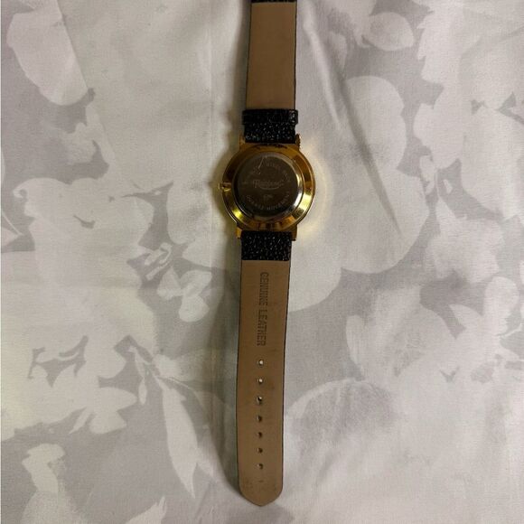 Rainbow Gold and Red Gemstone Watch - Picture 4 of 7